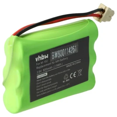 Abbildung von vhbw Akku kompatibel mit Maxuss M102, M 102 schnurlos Festnetz Telefon (800 mAh, 3,6 V, NiMH)