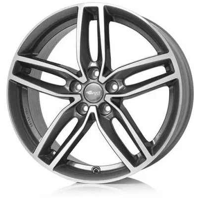 Abbildung von RC Design 4 loch 14Zoll 100mm Alufelge RC30 schwarz lackiert 0620071157 Felge