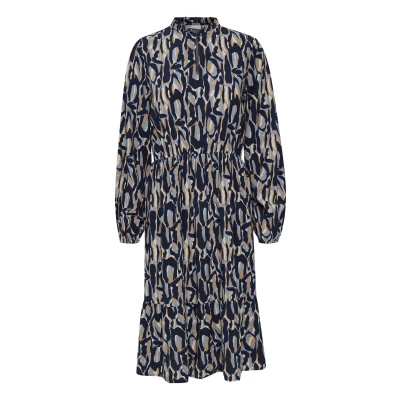 Abbildung von Fransa Freskylie 1 Dress Freizeitkleid, Damen, Größe: Small, navy blazer mix