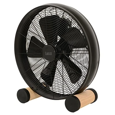 Abbildung von Beacon Tischventilator Breeze, schwarz/esche Ø 41 cm, leise