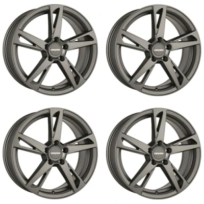 Abbildung von 4x Carmani Felgen Alufelgen 16 Anton 6,5x16 ET46 5x112 hyper gun kompatibel mit Seat Alhambra Altea Ateca Leon Toledo
