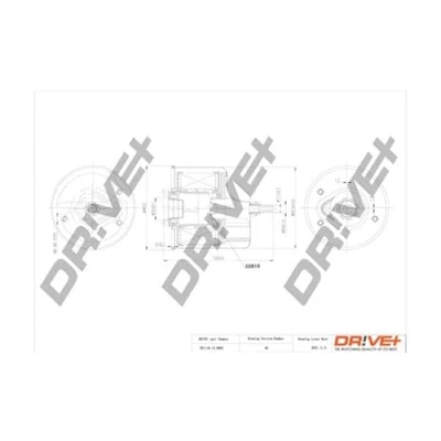 Abbildung von Dr!ve+ DP1110.13.0083 Kraftstofffilter Filtereinsatz Diesel PEUGEOT: 508 I SW, 308 SW 2, 208 Schrägheck, CITROËN: Berlingo II, C5 III Kombi
