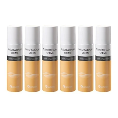 Abbildung von Spitzner Sauna Aufgussset Duschschaum Set Creme 6x 50 ml Entspannende Wellness Dusche