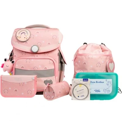 Abbildung von School Mood Timeless Pro Rainbow rosa Schulranzen Modell 2024/25