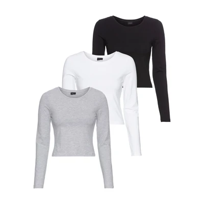 Abbildung von Laura Scott Langarmshirt, im 3 er Pack