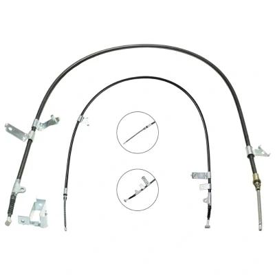 Abbildung von RIDEX 124C1227 Handbremsseil hinten rechts, links Trommelbremse NISSAN: MICRA 2
