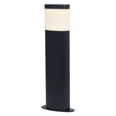 Abbildung von Ledvance ENDURA HYBRID DALLAS Außenleuchte, Hybridleuchte, 4W, 300lm, warmweiße Lichtfarbe, 3.000K Farbtemperatur, dunkelgrau, Edelstahl, IP44 &amp; IP67 Schutzklasse, Solar Stromnetzbetrieb