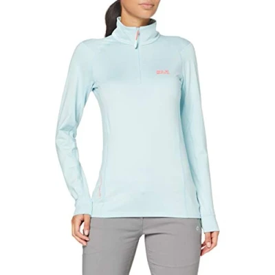 Abbildung von Jack Wolfskin Damen Snow Sky Halfzip Sweatshirt, Frosted Blue, S