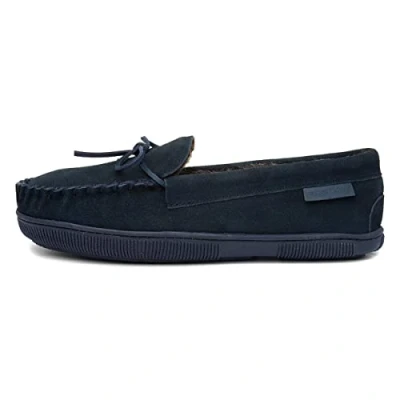 Abbildung von Hush Puppies Herren Ace Flache Hausschuhe, Blau (Navy Navy), 42 EU