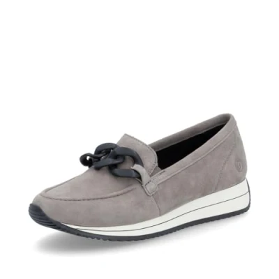 Abbildung von Remonte Slipper, Businesschuh, Halbschuh, Schlupfschuh mit matter Zierkette