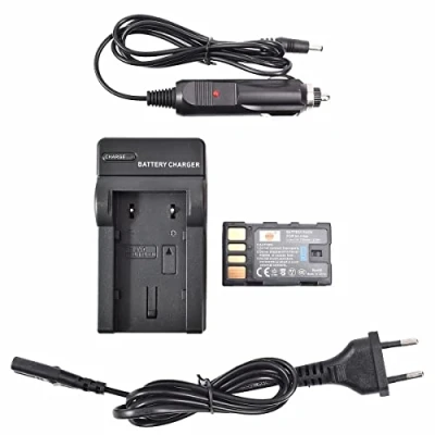 Abbildung von DSTE® Ersatz Batterie und DC36E Reise Ladegerät Compatible für JVC BN VF808U GZ MG131 MG132 MG133 MG134 MG135 MG148 MG150 MG155 MG175 MG177 MG255 MG275 MG575