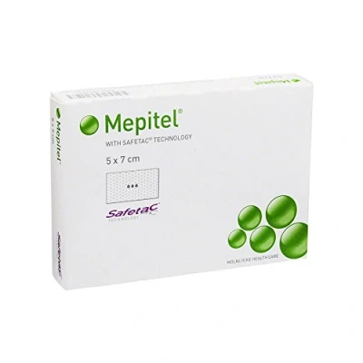 Abbildung von Mepitel Silikon Netzverband 5x7 cm steri 5 St