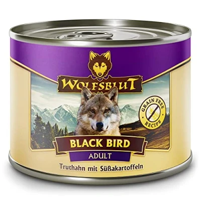 Abbildung von Wolfsblut Black Bird 6 x 200 g Truthahn Nassfutter Hundefutter Getreidefrei