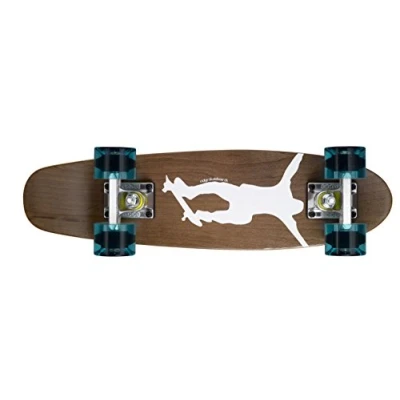Abbildung von Ridge Skateboards Holz Ahorn Skateboard Mini Cruiser, Dark Dye NR1, komplett, 55cm
