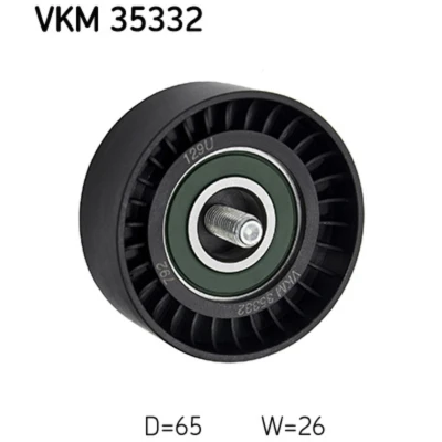 Abbildung von SKF VKM 35332 Umlenkrolle mit Befestigungsmaterial OPEL: Cascada, Insignia A Sports Tourer, Limousine, VAUXHALL: ZAFIRA Mk3