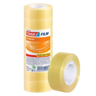 Abbildung von tesa STANDARD Klebefilm 19 mm x 33 m transparent