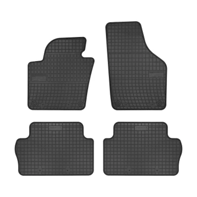 Abbildung von FROGUM 0405 Fußmattensatz Gummi vorne und hinten 4 schwarz Maßgefertigt SEAT: Alhambra II, VOLKSWAGEN: Sharan II