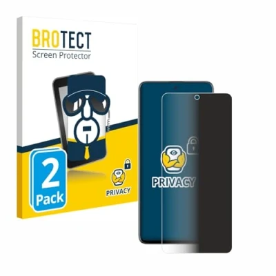 Abbildung von BROTECT (2 Stück Anti Spy Blickschutzfolie für Samsung Galaxy A51 Privacy Screen Protector [Displayschutz Folie, Sichtschutz, Blaulichtfilter]