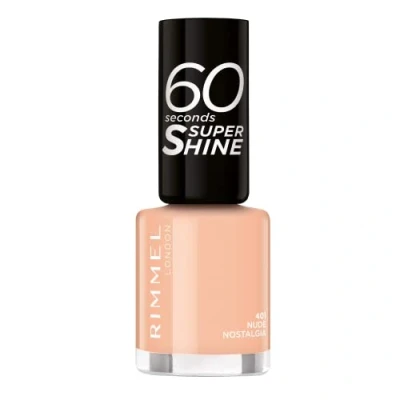 Abbildung von Rimmel 60 Seconds Super Shine Nagellack 401 Nude Nostalgia