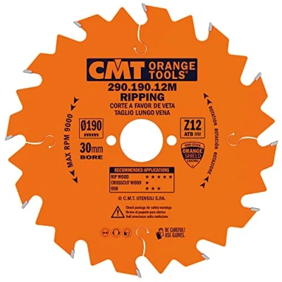 Abbildung von Cmt 290.190.12 M Ripping Klinge z 12 d 190 B 30 K 2,6 p 1,6