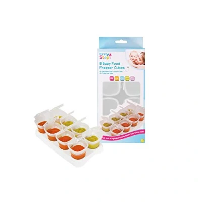 Abbildung von First Steps Gefrierwürfel für Babynahrung, 70 ml Töpfe, BPA frei