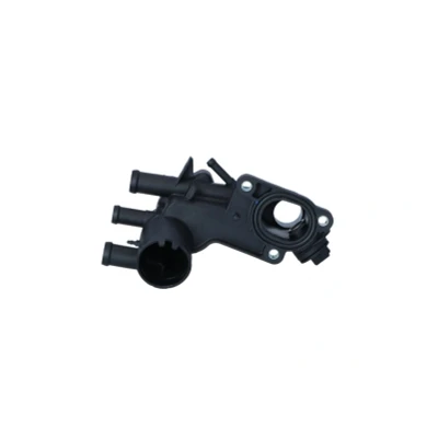 Abbildung von NRF 725244 Kühlwasserthermostat 87 mit Sensor, Dichtring Gehäuse VOLKSWAGEN: Lupo / 3L, Polo III Schrägheck, SEAT: Cordoba I Limousine