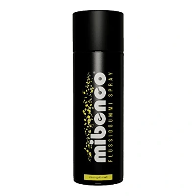 Abbildung von Mibenco 71411023 Lack gelb, glänzend Spraydose 400ml Flüssiggummi spray