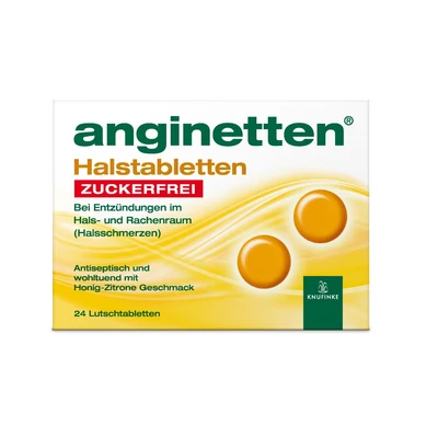 Abbildung von Anginetten Halstabletten zuckerfrei