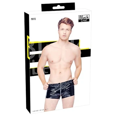 Abbildung von Pants aus Lack mit Front Reißverschluss