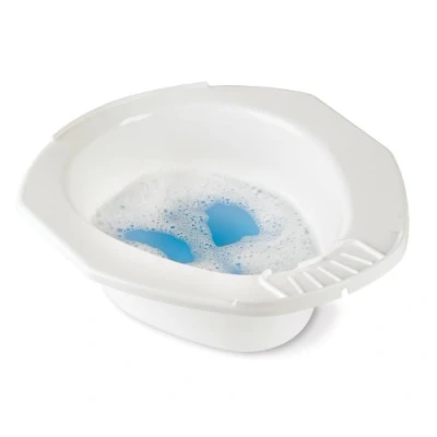 Abbildung von Homecraft Portable Bidet for Standard Toilet, Personal Hygiene Solution, Care Washing Bowl Toilet with Soap Dish, Ideal Travel, Easy to Clean and Empty, Fits Seats