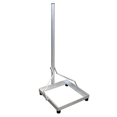 Abbildung von SkyRevolt Balkonständer ALU 40x40cm 1m Mast SAT Balkon Terrassen Ständer Halterung