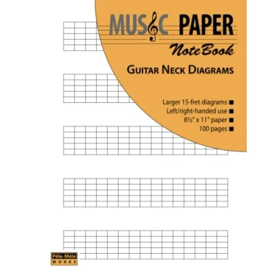 Abbildung von MUSIC PAPER NoteBook Guitar Neck Diagrams (scales &amp; modes, Band 3)