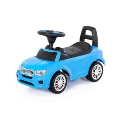 Abbildung von Polesie Rutscherauto Rutscherfahrzeug blau Super Car Nr.5 mit Sound
