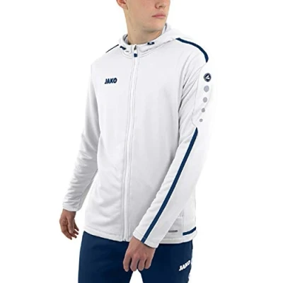 Abbildung von JAKO Herren Kapuzenjacke Striker 2.0, weiß/marine, 4XL, 6819