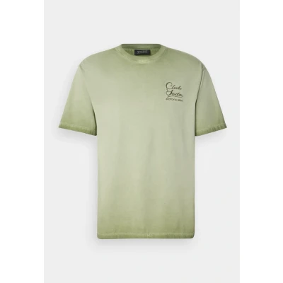 Abbildung von Scotch &amp; Soda Inside OUT COLD DYE Tshirt print, Herren, Größe: Large, Green
