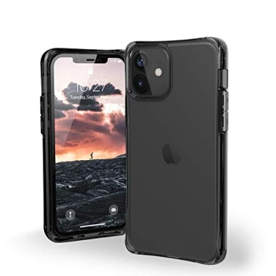 Abbildung von Urban Armor Gear Plyo Hülle Apple iPhone 12 Mini (5,4&quot;&quot; Zoll) Schutzhülle (Wireless Charging kompatibles Cover, Air Soft Ecken, Sturzfeste Handyhülle, Ultra Slim Bumper) ash (grau transparent)