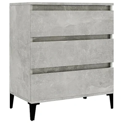 Abbildung von vidaXL Sideboard Betongrau 60x35x70 cm Holzwerkstoff (1 St)