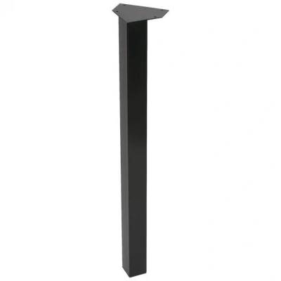 Abbildung von Tischbein viereckig Schwarz 720 mm Pro Stück