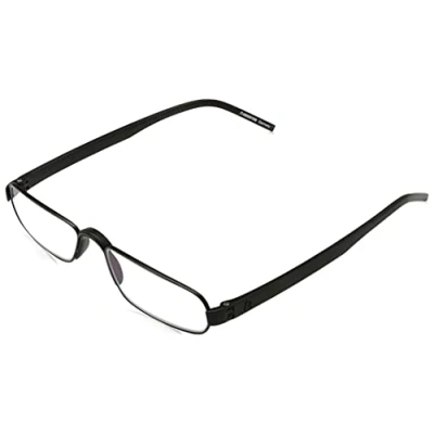 Abbildung von Rodenstock Unisex Lesebrille ProRead R2180, Lesehilfe bei Weitsichtigkeit, Brille mit leichtem Edelstahlgestell (+1 +1,5 +2 +2,5) Schwarz