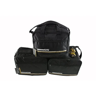 Abbildung von made4bikers Promotion Bag: KomplettSet Innentaschen TopCase UND Koffer passend für BMW F750GS (K80)