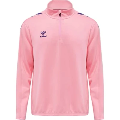 Abbildung von Hummel Hmlcore HALF ZIP POLY Sweatshirt, Größe: XXL, Cotton candy