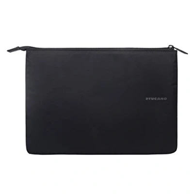 Abbildung von Tucano Busta Sleeve schlanke Etuihülle aus Nylon für Laptop Notebook 14 Zoll Schwarz