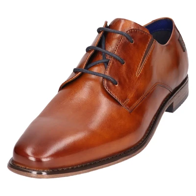 Abbildung von bugatti Schnürschuh, Business Schuh, Anzugschuh mit feinem Blockabsatz