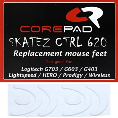 Abbildung von Corepad Skatez CTRL 620 Ersatz Mausfüße kompatibel mit Logitech G703 Lightspeed/Logitech G603 G403 Hero/Logitech Prodigy/Logitech Prodigy Wireless
