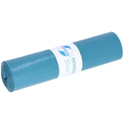 Abbildung von Müllsäcke DEISS PREMIUM blau, 25 Abfallsäcke, 120 Liter
