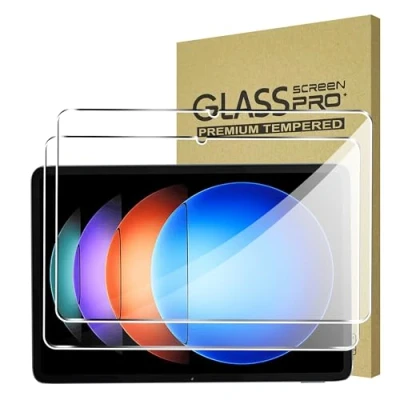 Abbildung von FDHYFGDY 2 Stück Schutzfolie für Xiaomi Pad 6S Pro Panzerglas, kratzfest, blasenfrei, Härtegrad 9H, Displayschutzfolie