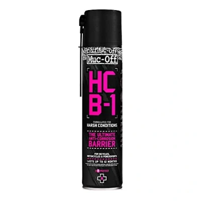 Abbildung von Muc Off HCB 1, 400 ml Hochwertiger Korrosionsschutz Rostschutz Spray für Fahrräder, Motorräder und Powersports Hält bis zu 12 Monate