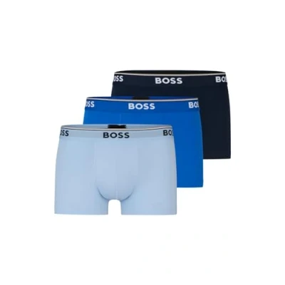 Abbildung von BOSS Trunk Power 3 PACK Panties, Herren, Größe: XXL, Blue