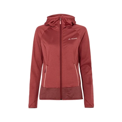 Abbildung von VAUDE Fleecejacke Damen Tekoa Fleece Jacket II, funktionelle Übergangsjacke mit Kapuze, warme Zwischenjacke zum Wandern Stretch Anteil