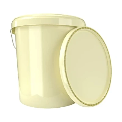 Abbildung von FixedByU Putzeimer Eimer mit Deckel 16 Liter lebensmittelecht, luftdicht, stabil, (Set, 1 tlg., Deckel), l